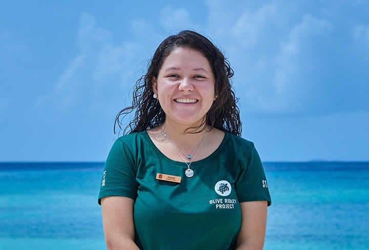 Maria, Marine biologist at Kuredu