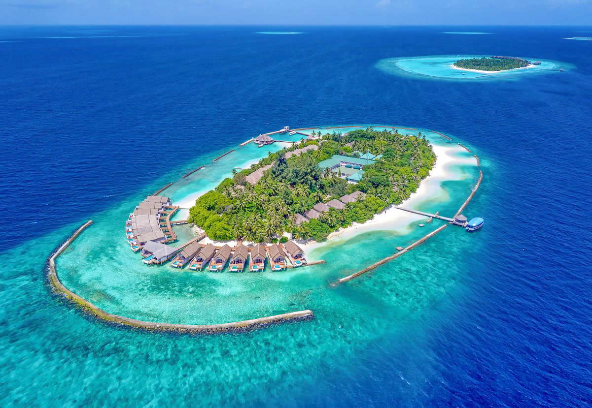 красивый остров Amaya Resorts & Spa Kuda Rah на мальдивах для бюджетного отдыха