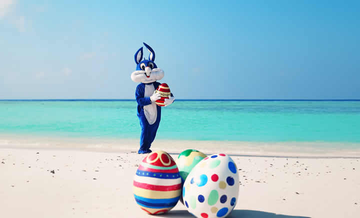 Easter egg hunting in maldives 2024
