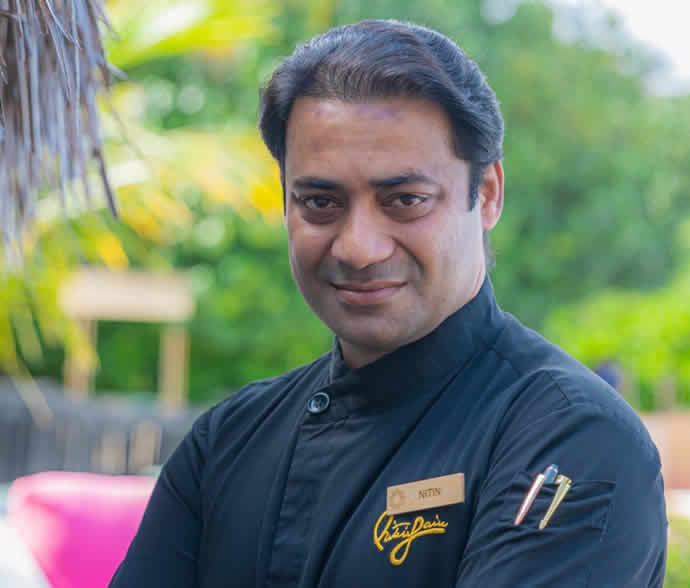 Chef Nitin in maldives