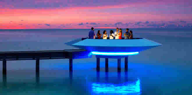 overwater party maldives