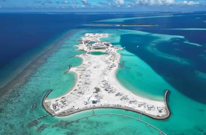 Mandarin Oriental Maldives under development in the Maldives 2024