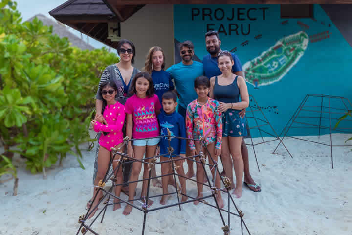 Coral Propagation’ project in maldives