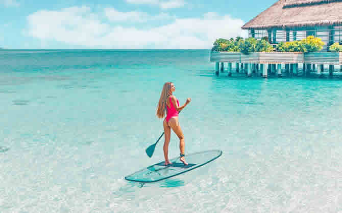 sup experience in maldives