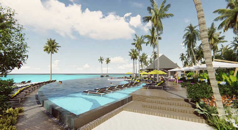 main swimming pool, Avani+ Fares Maldives Resort