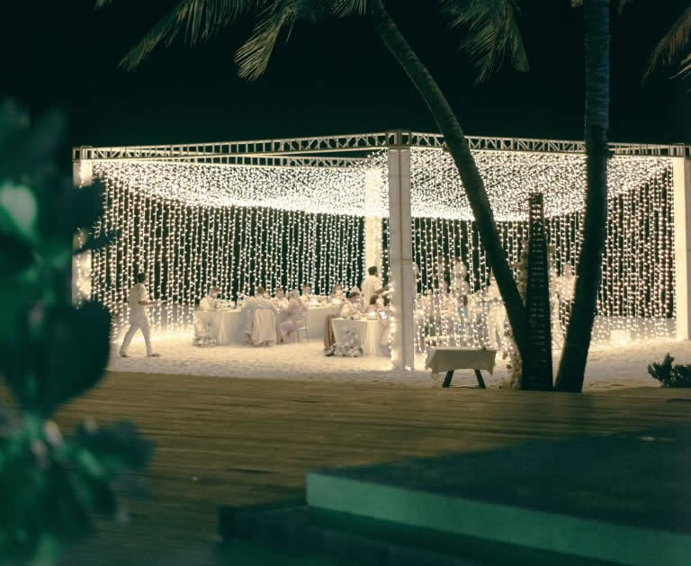 wedding  reseption in maldives