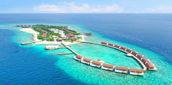 Westin Maldives Miriandhoo aerial