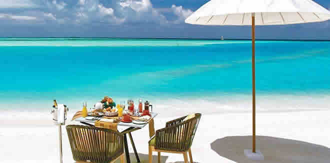 beach dininner for two