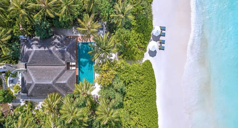 private luxury pool villa near beautiful  beach
