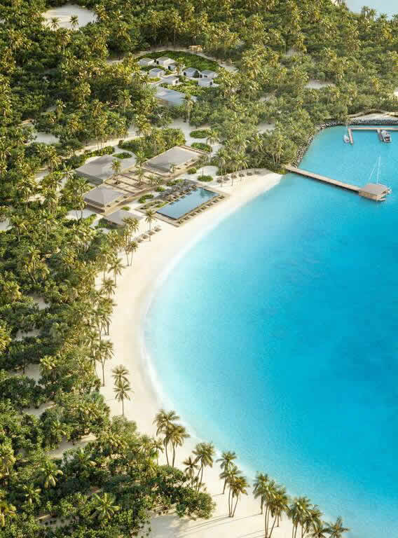 patina maldives - beach pool