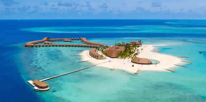 Cinnamon Velifushi Maldives aerial