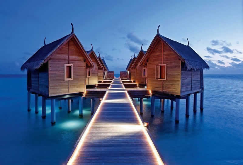 taj exotica water villas with view 