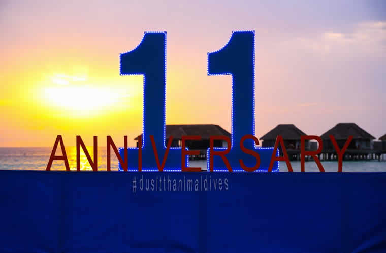 Dusit Thani Maldives : 11th anniversary celebration.