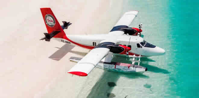 Dusit Thani Maldives: seaplane experience