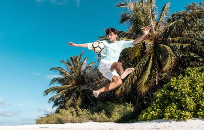 Football Freestyle in maldives
