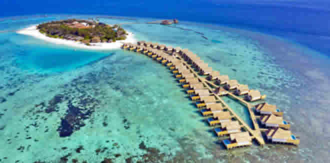 Komandoo Island Resort & Spa aerial