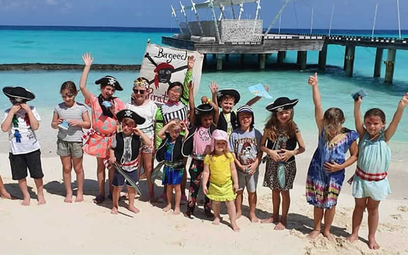kids beach games in maldives