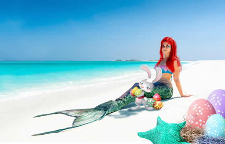 The Little Mermaid in maldives