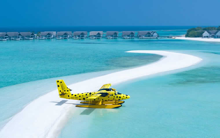 sea plane in maldives, baa atoll