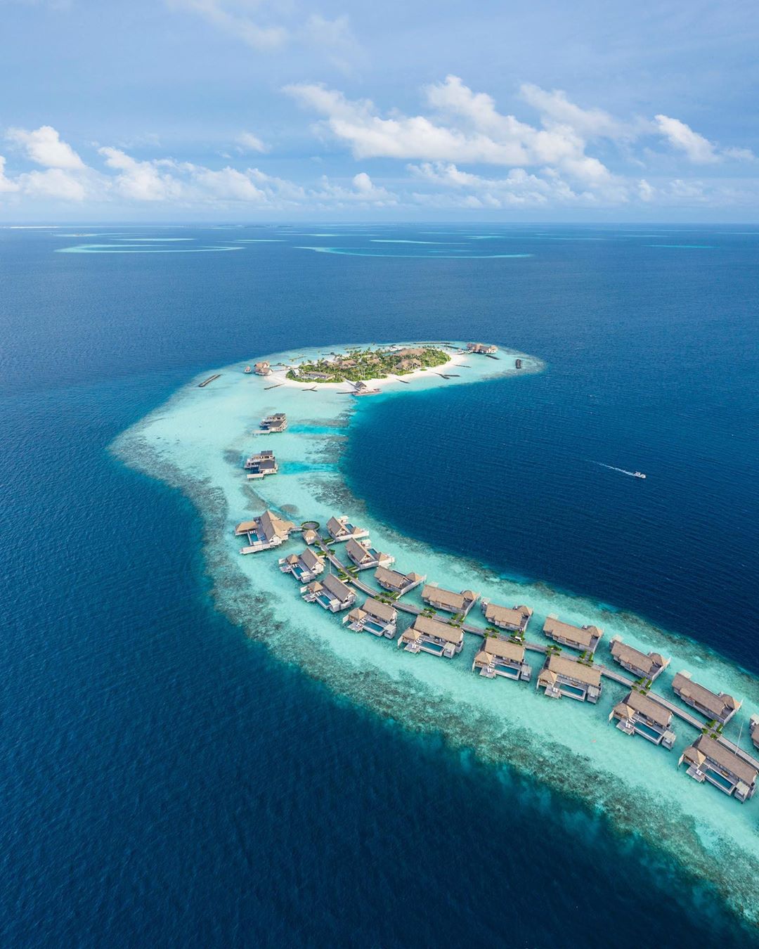 Ithaafushi Private Island  aerial