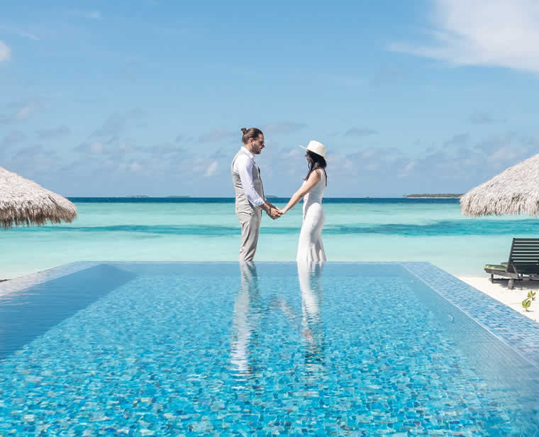 honeymoon at Kihaa Maldives resort