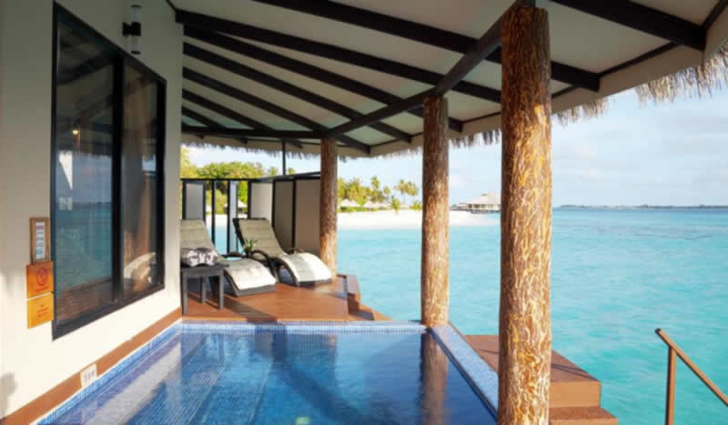 Kihaa Maldives Resort & Spa - water villa exterior