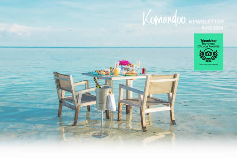 Komandoo Island for the adults only holidays in 2024/25