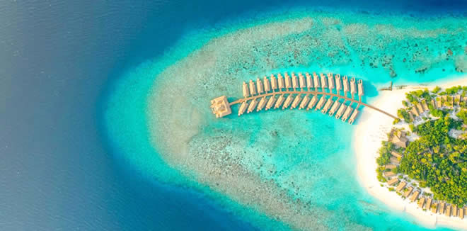 Kudafushi Resort & Spa aerial