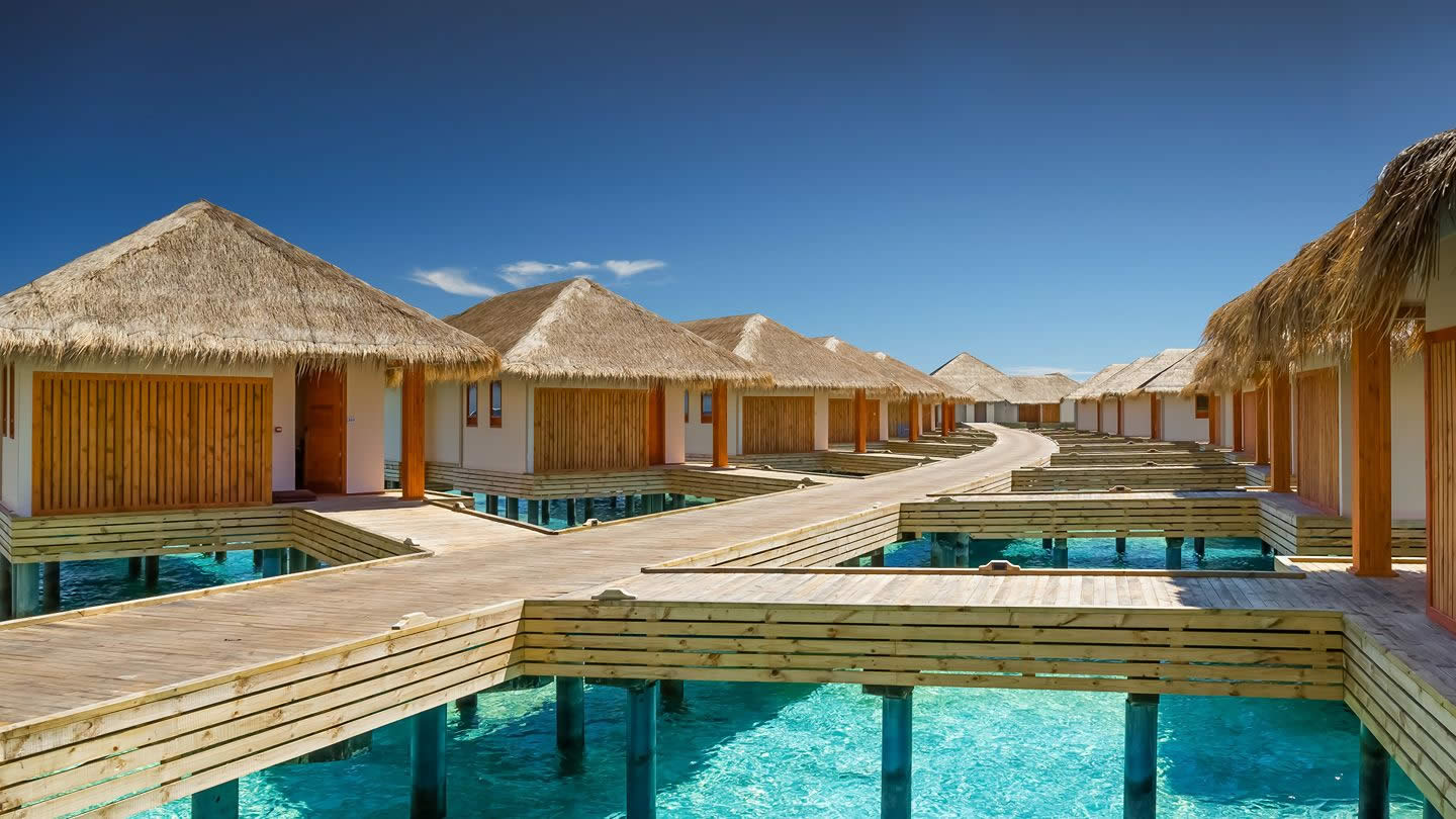 Kudafushi Resort - overwater accommodation