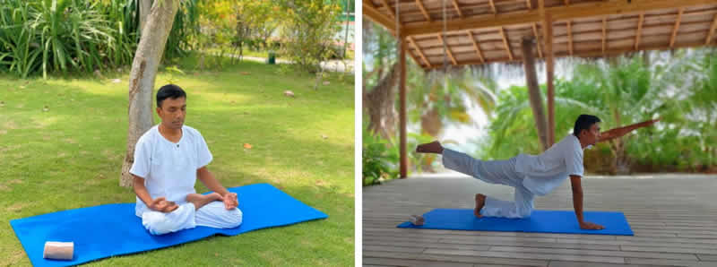 Yoga Sessions to find serenity in maldives