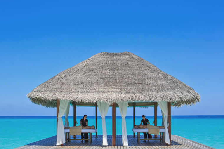 overwater spa: treatments for couples