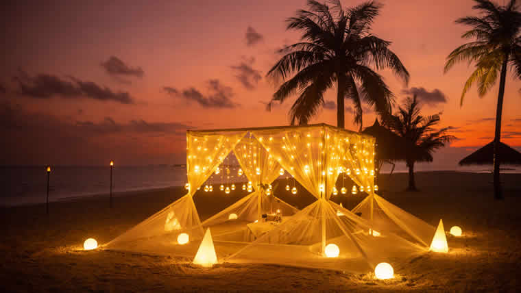 Most romantic Destination Dining Experiences for couples at Kuredu Maldives