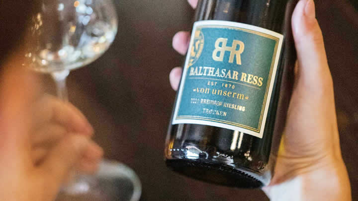 carefully curated selection of Balthasar Ress wines  in maldives