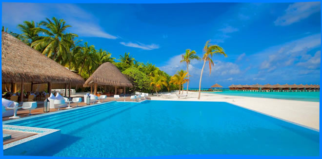 Outrigger Maldives Maafushivaru Resort infinity pool