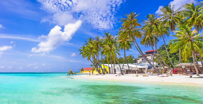 Maafushi Island bikini beach