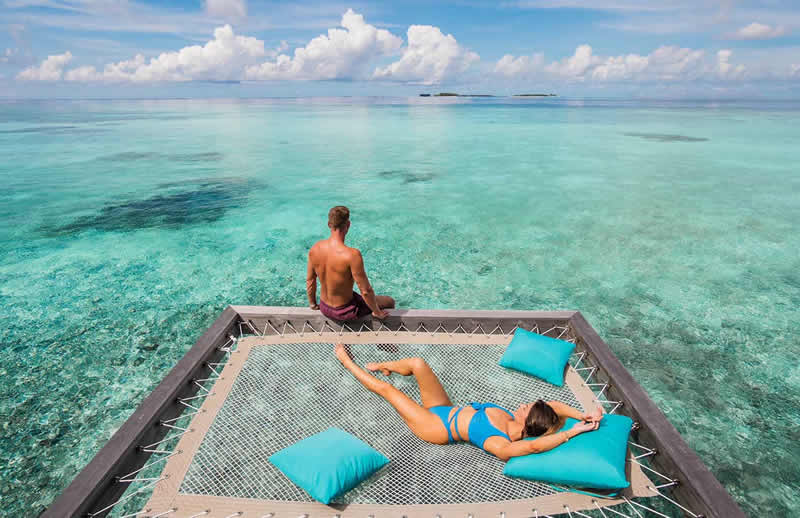 water villa for couples