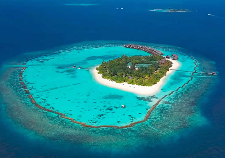 Nova Maldives resort aerial