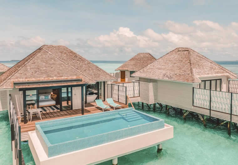 Nova Maldives: overwater pool villas