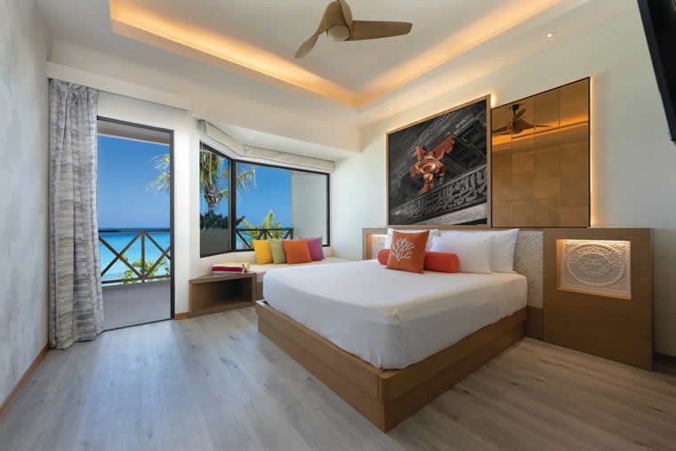 luxury beachfront villa interior