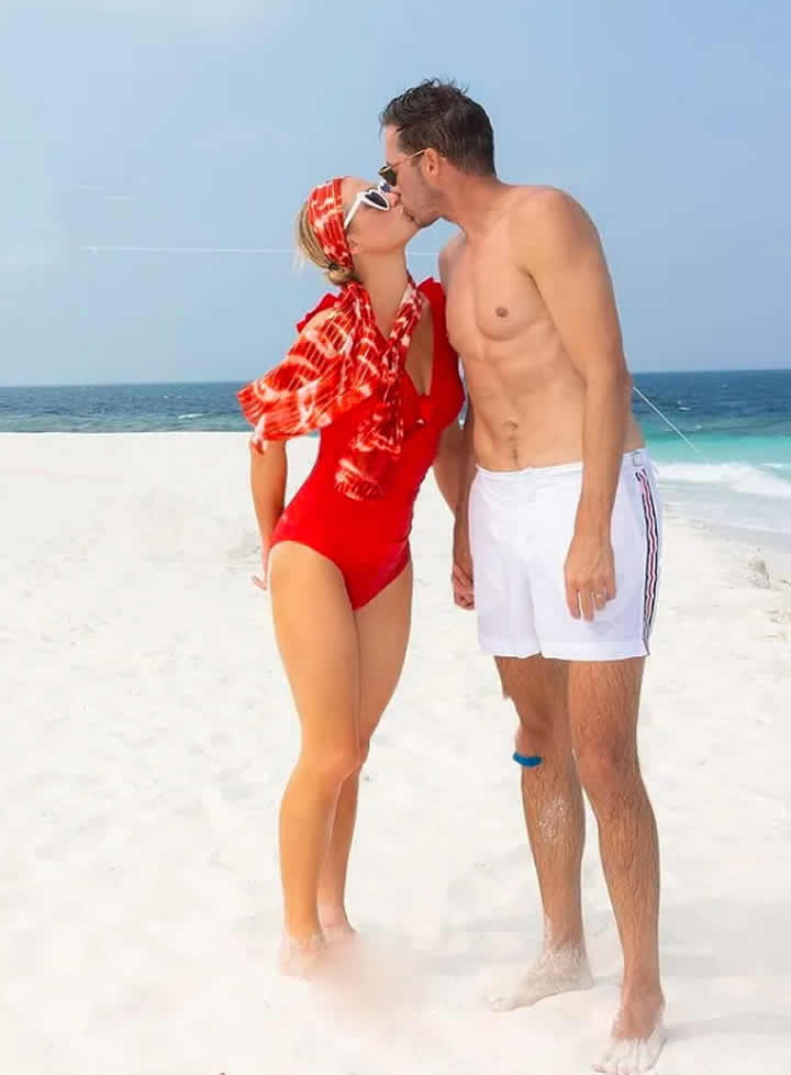 Paris Hilton and her husband Carter Reum