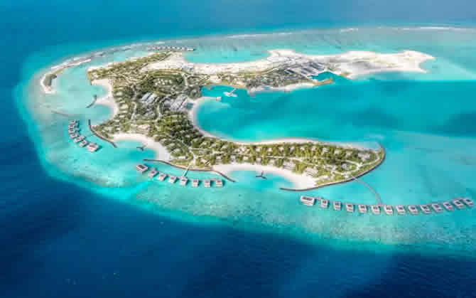 Patina Maldives aerial 2024