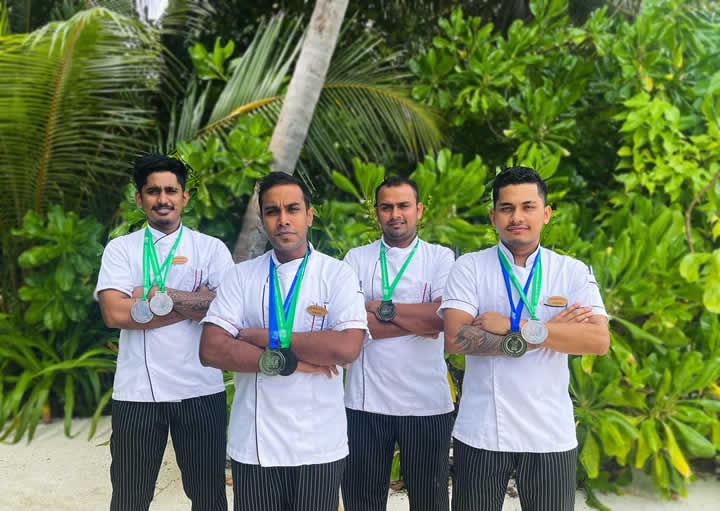 The culinary team from Reethi Beach