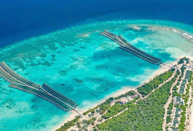 Siyam World Maldives aerial
