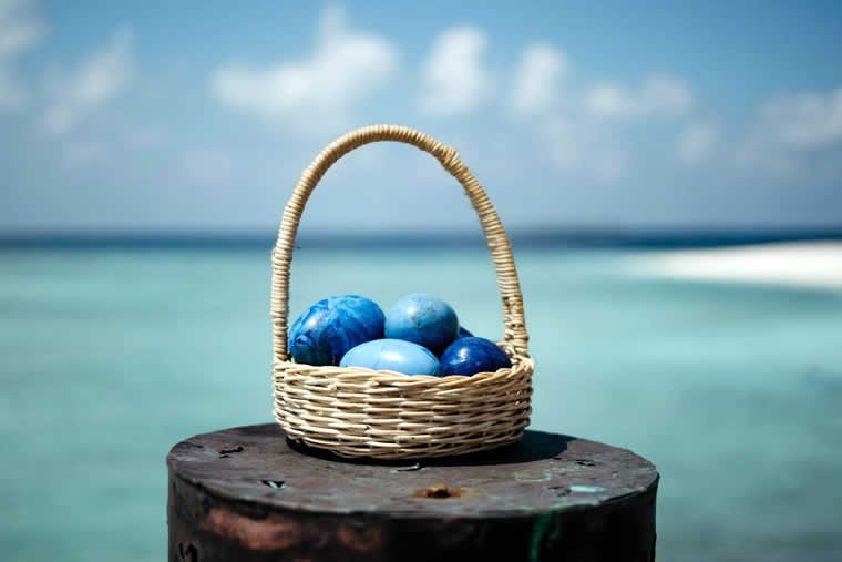 easter on the beach