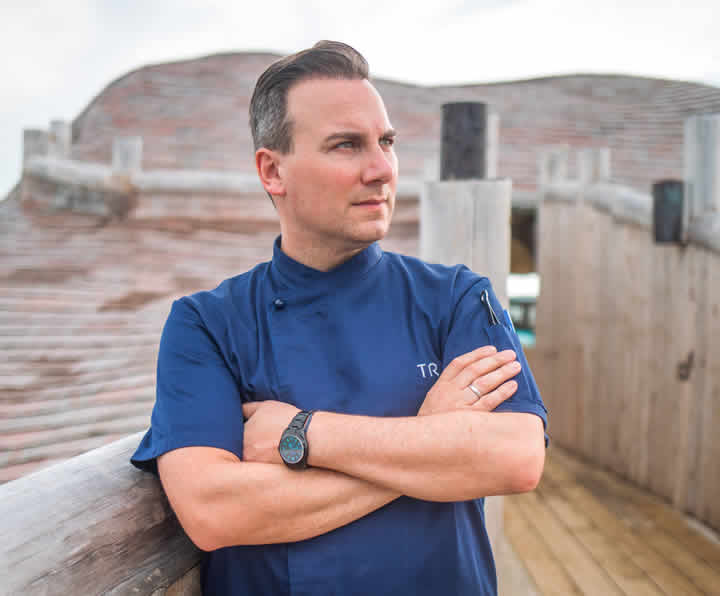 German Chef Tim Raue at Soneva Fushi 2023 