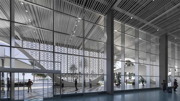 new terminal male airport interior