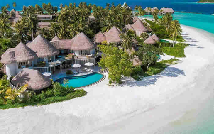 The Nautilus Maldives: luxury beach hose with private pool