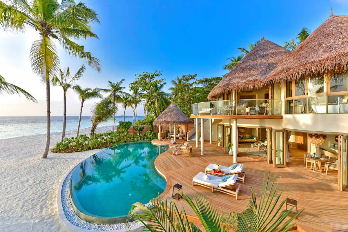 Best Romantic Beach Pool Villas in Maldives