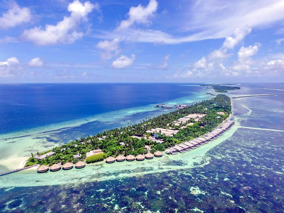 The Residence Maldives at Dhigurah aerial