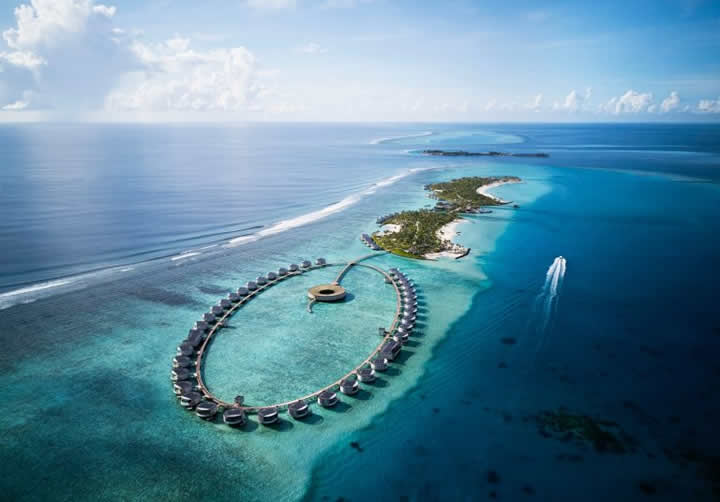 he Ritz-Carlton Maldives aerial